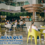 Zona de comidas y coworking en el Obelisco Centro Comercial y Empresarial